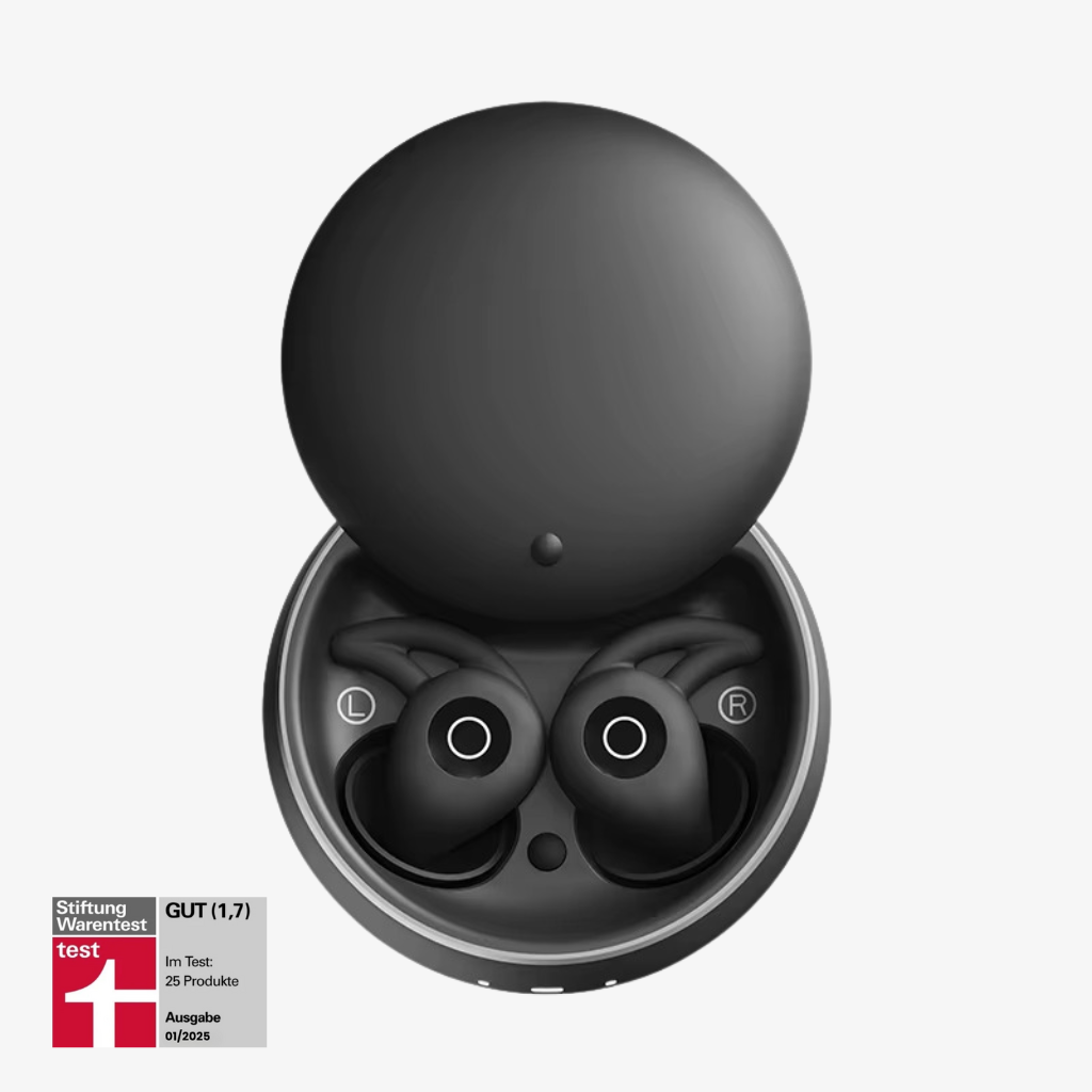 SnoozePods Pro | Die smarten 2 in 1 Ohrstöpsel für erholsamen Schlaf