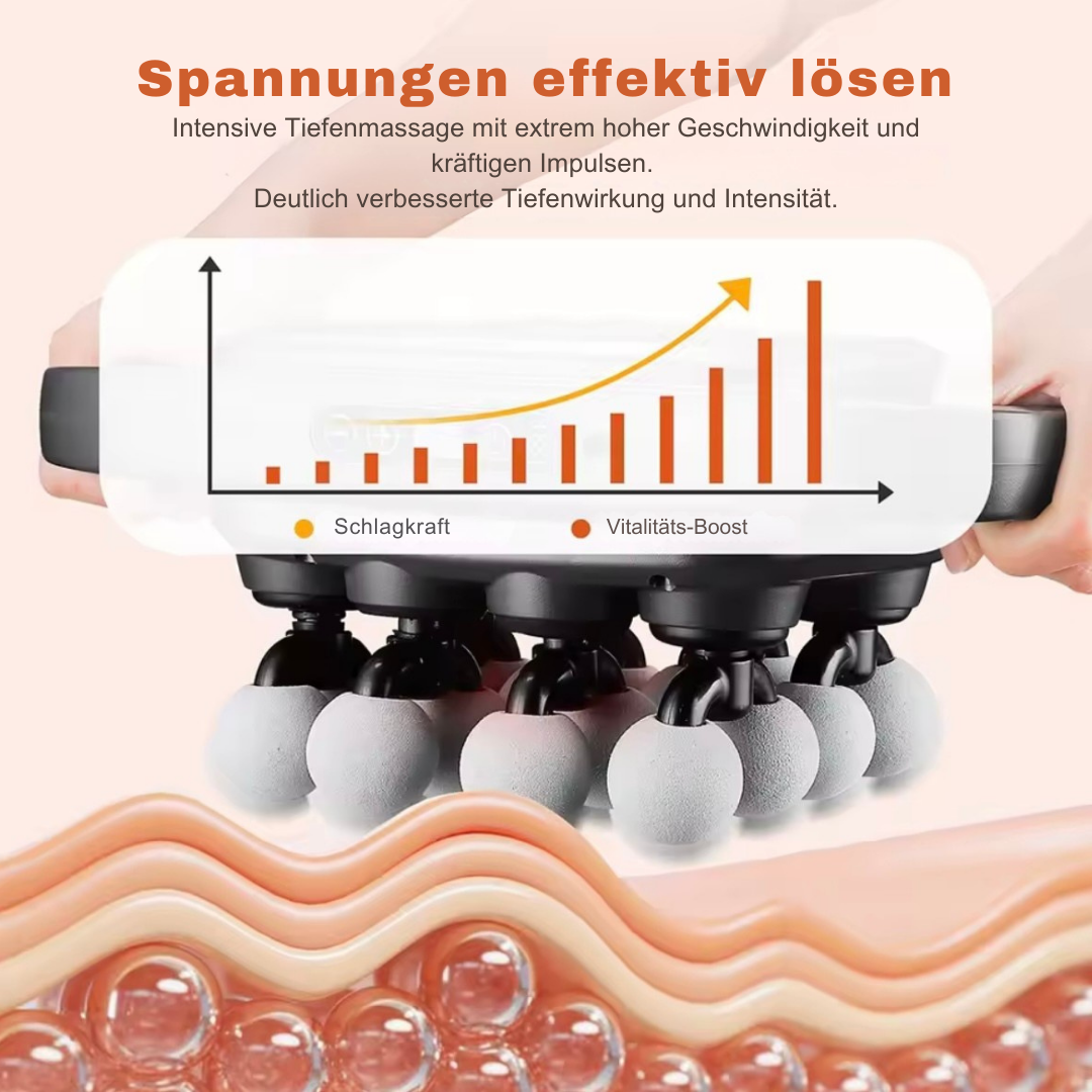 Massagepistole mit Rotlicht | Tiefenentspannung für Zuhause