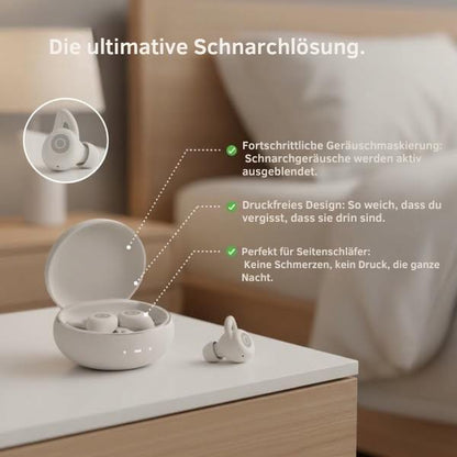SnoozePods Pro | Die smarten 2 in 1 Ohrstöpsel für erholsamen Schlaf