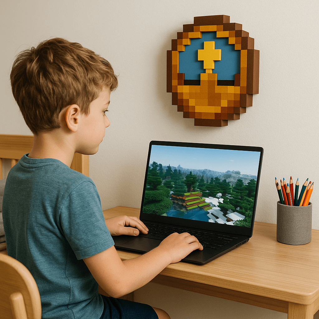 CraftClock – 3D Pixel Wanduhr