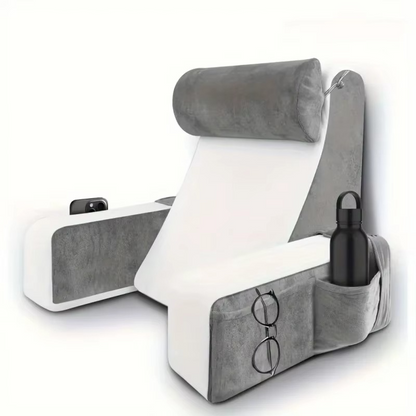 Multifunktionales Kissen | Extra große Stütze für bequemes Lesen, Arbeiten & Relaxen