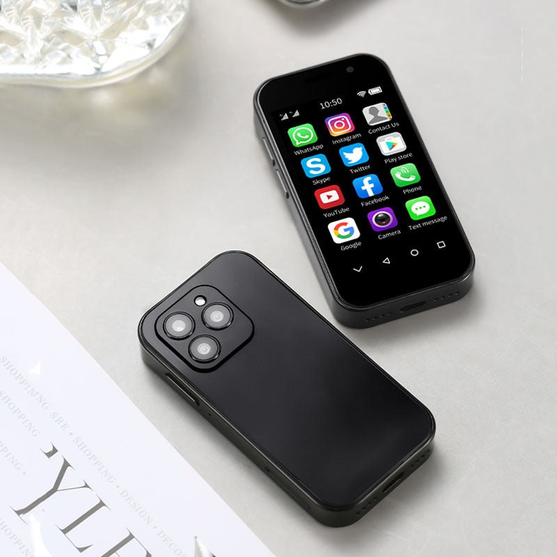 Mini Smartphone inkl. Handyhülle & Bildschirmfolie